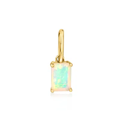 Canaria Fine Jewelry Canaria Sapphire Pendant In 10kt Yellow Gold In Metallic