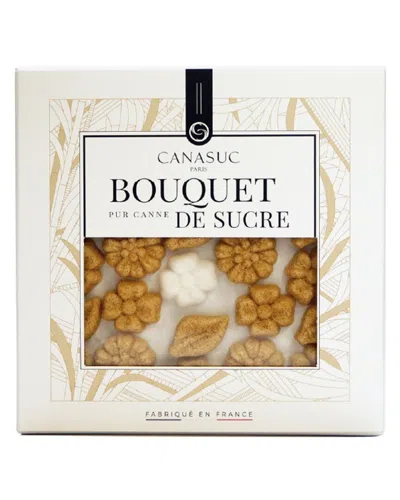 Canasuc Sugar Flowers Amber 6 Pack In White