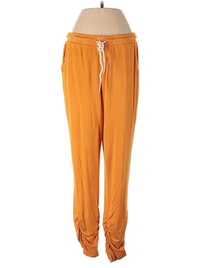Pre-owned Candace Cameron Bure Casual Pants In Orange