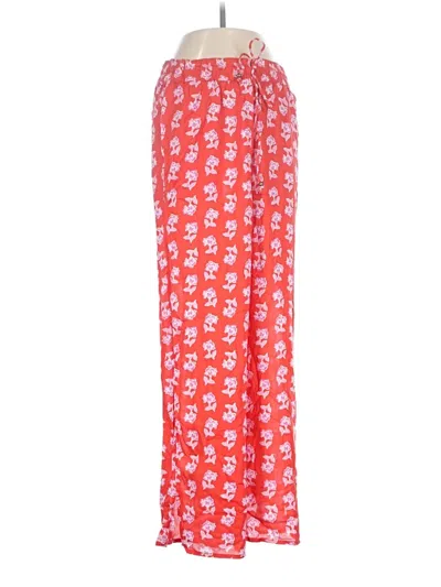 Pre-owned Candace Cameron Bure Casual Pants In Red