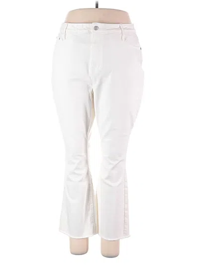 Pre-owned Candace Cameron Bure Casual Pants In White