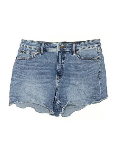 Pre-owned Candace Cameron Bure Denim Shorts In Blue
