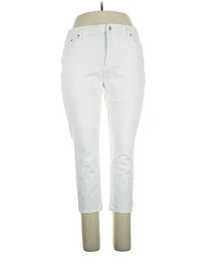 Pre-owned Candace Cameron Bure Jeans In Ivory