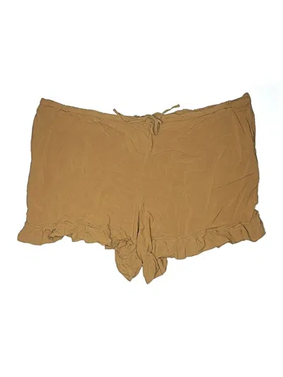 Pre-owned Candace Cameron Bure Khaki Shorts In Brown