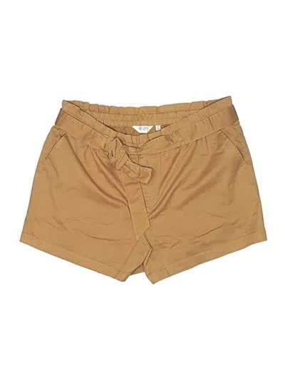 Pre-owned Candace Cameron Bure Khaki Shorts In Tan