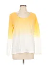 Candace Cameron Bure Long Sleeve T-shirt In Yellow