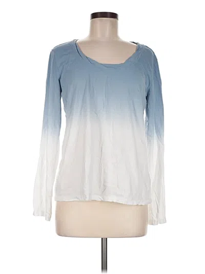 Pre-owned Candace Cameron Bure Long Sleeve T-shirt In Blue