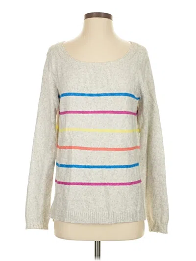 Pre-owned Candace Cameron Bure Pullover Sweater In Gray