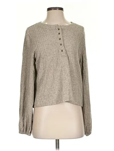 Pre-owned Candace Cameron Bure Pullover Sweater In Tan