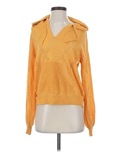 Pre-owned Candace Cameron Bure Pullover Sweater In Yellow