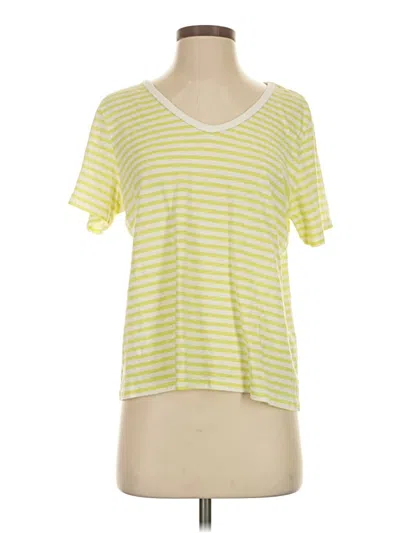 Pre-owned Candace Cameron Bure Short Sleeve T-shirt In Yellow