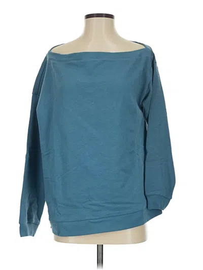 Pre-owned Candace Cameron Bure Sweatshirt In Blue