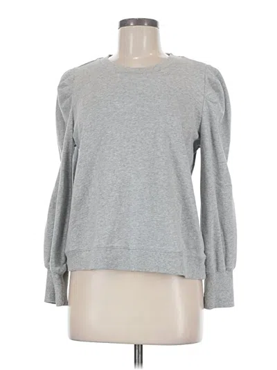 Pre-owned Candace Cameron Bure Sweatshirt In Gray