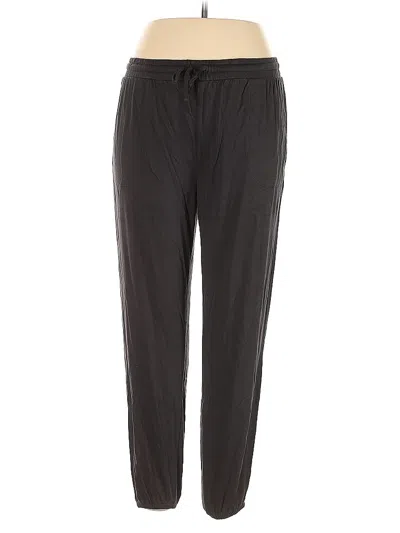 Pre-owned Candace Cameron Bure Track Pants In Black