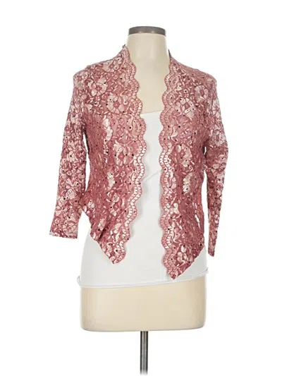 Pre-owned Candalite Cardigan Sweater In Burgundy