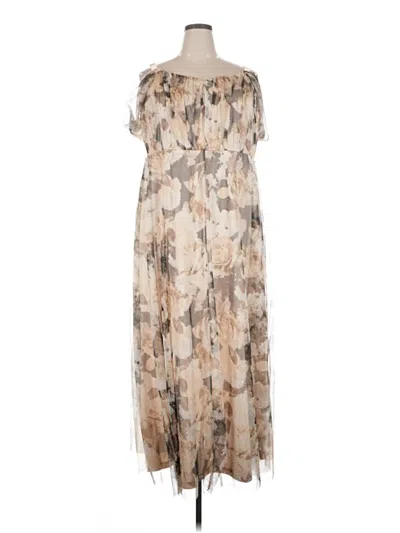 Pre-owned Candalite Casual Dress In Brown