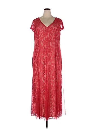 Pre-owned Candalite Casual Dress In Red