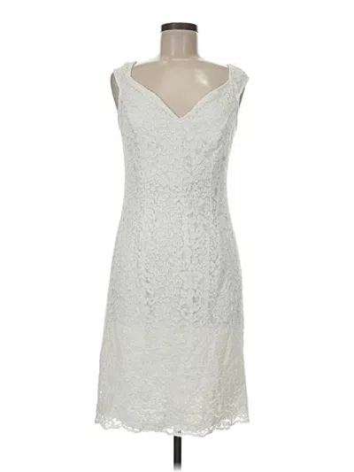 Pre-owned Candalite Cocktail Dress In White