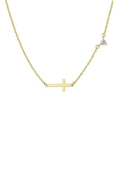 Candela Jewelry 10k Gold Cross Pendant Necklace