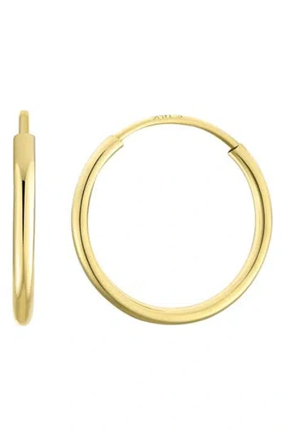 Candela Jewelry 10k Gold Endless Hoop Earrings
