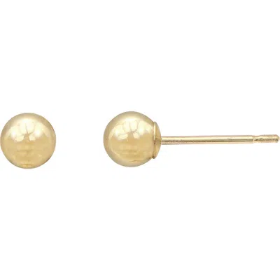 Candela Jewelry 14k Gold Ball Stud Earrings