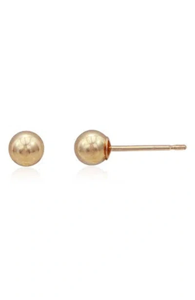 Candela Jewelry 14k Gold Ball Stud Earrings