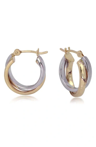 Candela Jewelry 14k Gold Nested Hoop Earrings