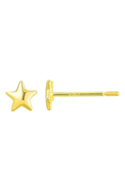 Candela Jewelry 14k Gold Star Stud Earrings