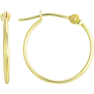 Candela Jewelry 14k Gold Tubular Hoop Earrings