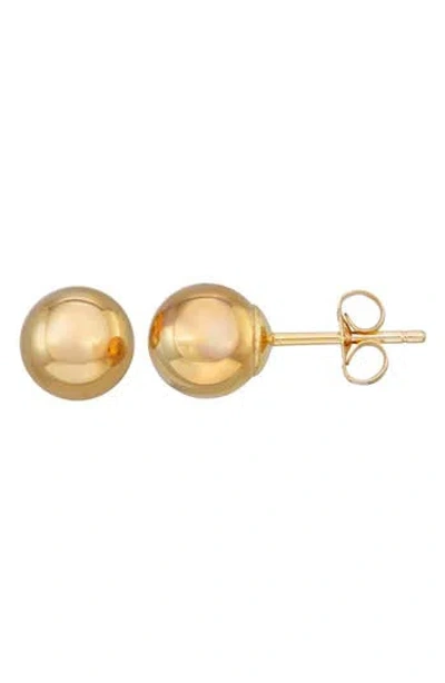 Candela Jewelry 18k Gold Ball Stud Earrings