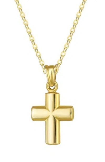 Candela Jewelry Cross Pendant Necklace In Gold