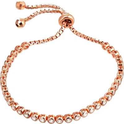 Candela Jewelry Cubic Zirconia Bolo Bracelet