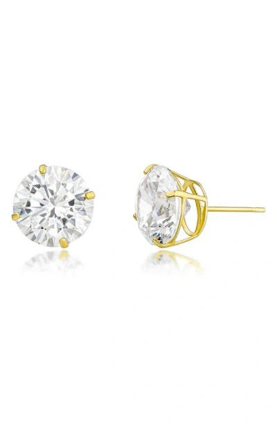 Candela Jewelry Cz Star Stud Earrings In Gold