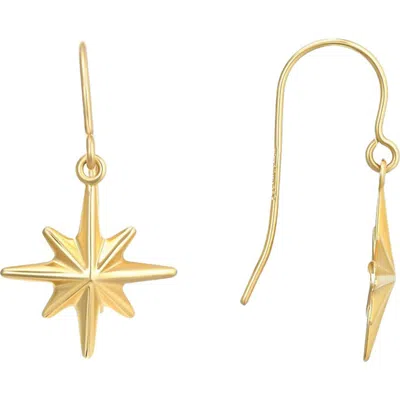 Candela Jewelry Star Drop Earrings In Gold