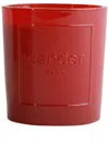 Cander Fete Logo-embossed Candle In Red