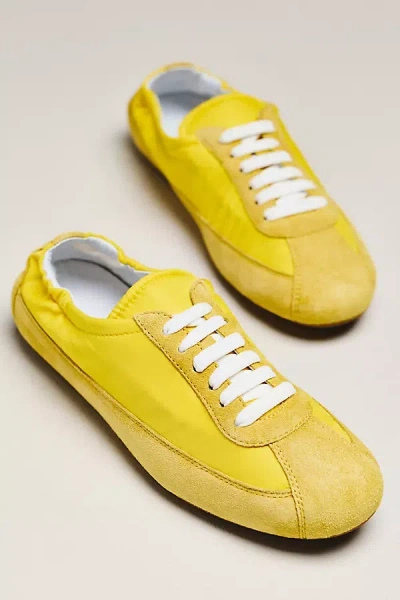 Candice Cooper Dandy Scrunch Sneakers In Yellow