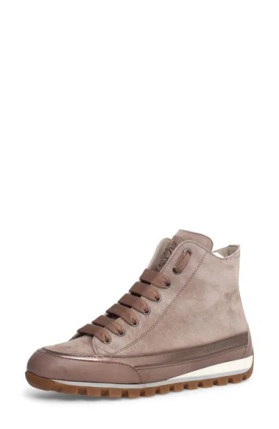 CANDICE COOPER CANDICE COOPER JANIS STRIP HIGH TOP SNEAKER