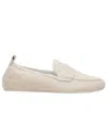 Candice Cooper Neutral Suede Deconstructed Loafer In Neutral