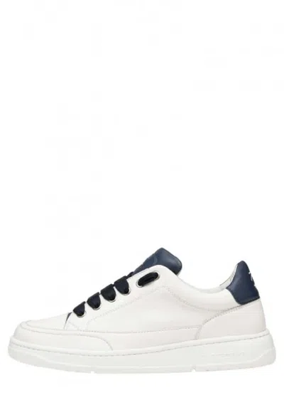 Candice Cooper Plongé Nappa Leather Sneakers In White