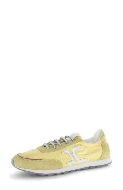 Candice Cooper Plume Flow Sneaker In Yellow