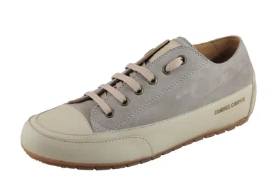 Pre-owned Candice Cooper Rock 04 Taupe Camoscio (nubukleder) Base Sabbia Damen Sneaker In Braun