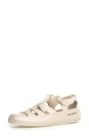 Candice Cooper Rock T-bar Fisherman Sandal In Platinum