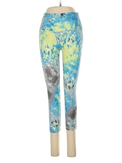 Pre-owned Candida Maria Leggings In Blue