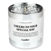 Candier Cheers To Your Special Day Candle In Multi