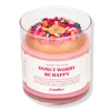 Candier Donut Worry Be Happy Candle In Multi