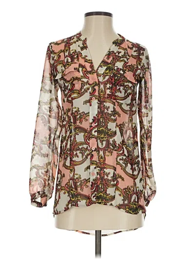 Pre-owned Candies Candie's 3/4 Sleeve Blouse In Pink