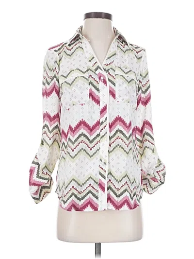 Pre-owned Candies Candie's 3/4 Sleeve Blouse In Pink