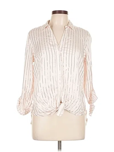 Pre-owned Candies Candie's 3/4 Sleeve Blouse In White