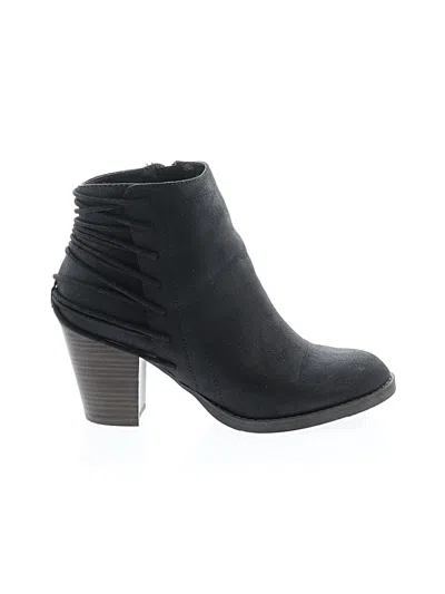 Pre-owned Candies Candie's Ankle Boots In Black