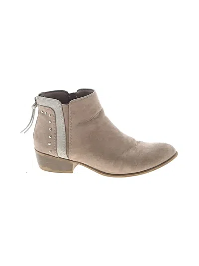 Pre-owned Candies Candie's Ankle Boots In Tan